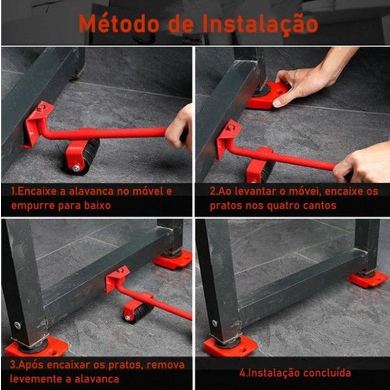 Levantador Movedor Fácil para moveis Pesados