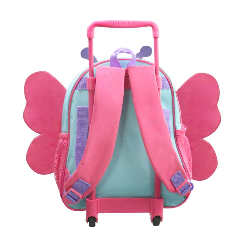 Mochila Infantil Com Rodinhas Borboleta