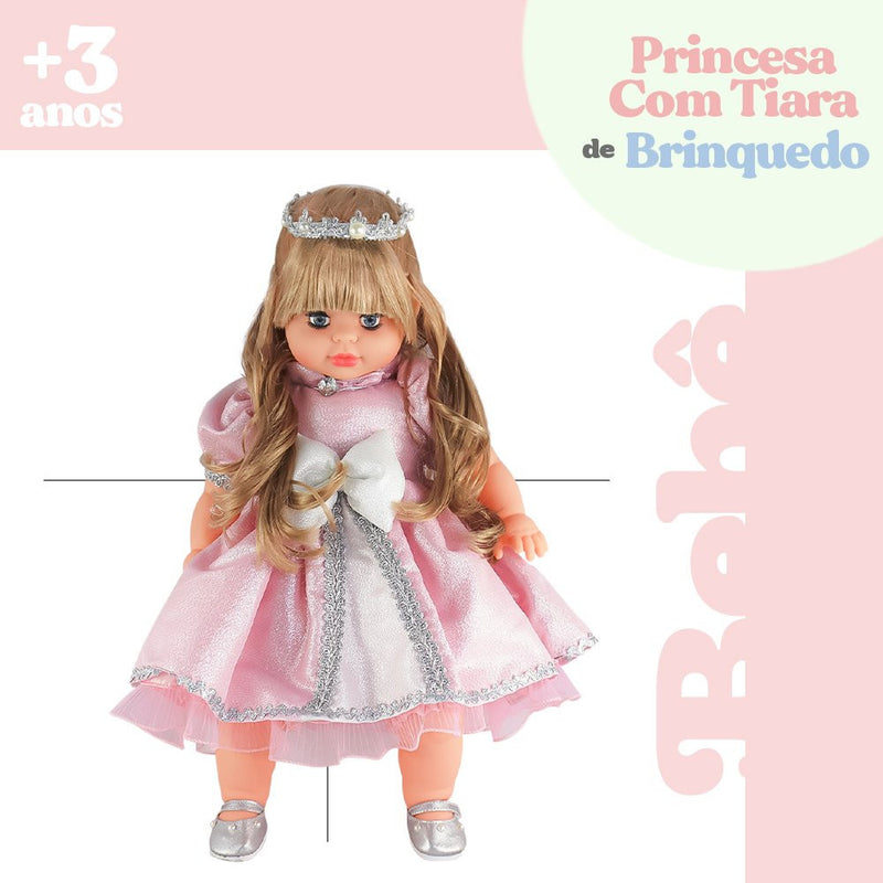 Boneca Addara Princesa com Tiara Que Fala