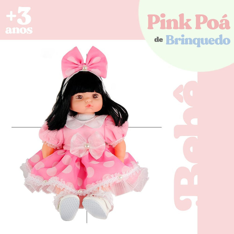 Boneca Addara Pink Poá