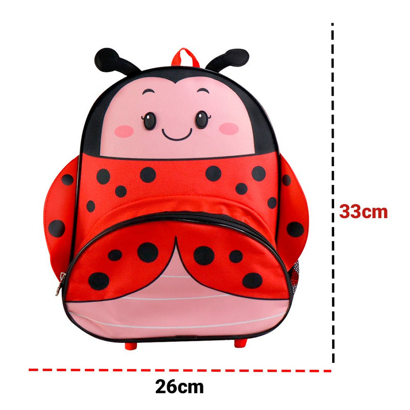 Mochila Infantil Rodinhas Joaninha