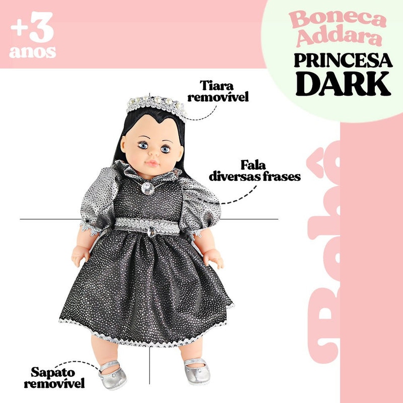 Boneca Addara Princesa Dark com Tiara