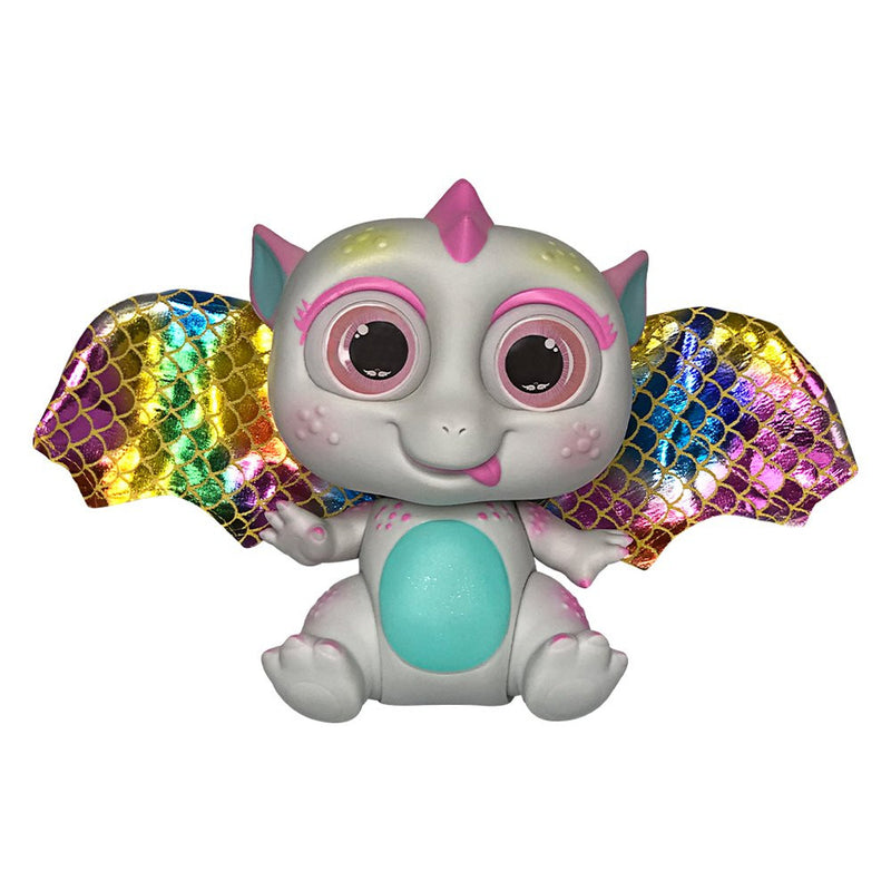 Bebê Dragão Flying Baby Com Asas - Branco