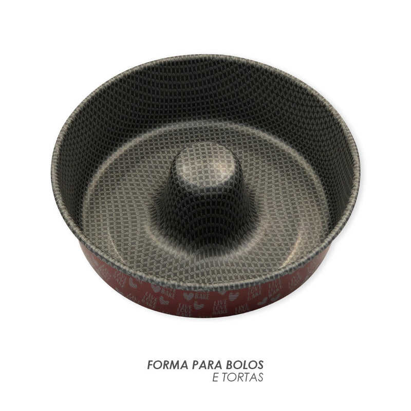 Forma de Bolo 22 cm - Vermelho